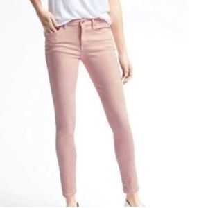 Banana Republic Skinny Light Pink Jeans